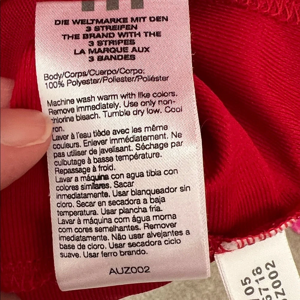 Adidas Men's Vintage Red Short Sleeve Athletic Shirt